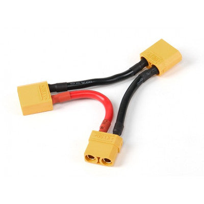 An SafeConnect XT90 Battery Harness 10AWG for 2 Packs in Series