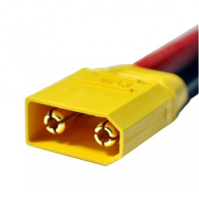 An SafeConnect XT90 Plug Male 10AWG 10cm Tail with Housing