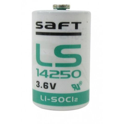 An SAFT LS-14250 3.6V 1200mAH 1/2AA Li-SOCL2 Battery