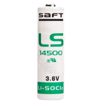 An SAFT LS-14500 3.6V 2600mAH AA Li-SOCL2 Battery
