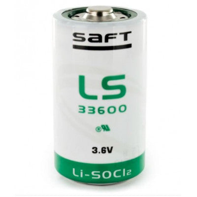 An SAFT LS-33600 D 3.6V 17000mAH Li-SOCL2 Battery