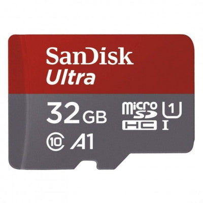 An SanDisk 32GB Micro SD Class 10 Memory Card