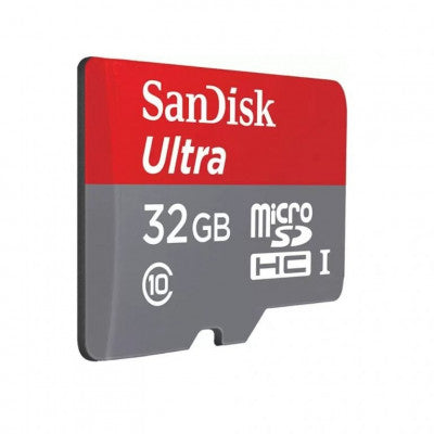 An SanDisk 32GB Micro SD Class 10 Memory Card