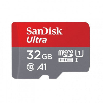An SanDisk 32GB Micro SD Class 10 Memory Card