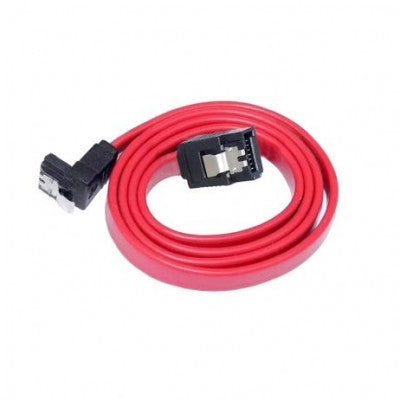 An SATA 3.0 Highspeed Hard Disk Data Cable A with Right Angle Connector - Red