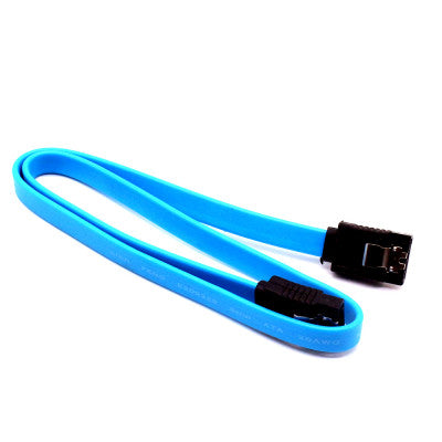 An SATA 3.0 High Speed Hard Disk Data Cable Double Head Straight - Blue