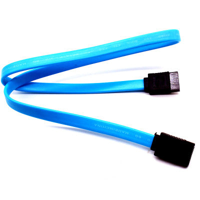 An SATA 3.0 High Speed Hard Disk Data Cable Double Head Straight - Blue