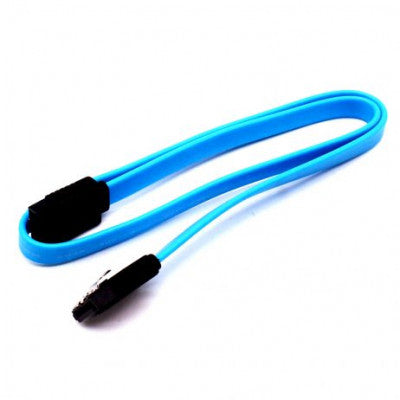 An SATA 3.0 High Speed Hard Disk Data Cable Double Head Straight - Blue