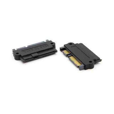 An SATA (7+15PIN) Male to Female to SATA 22P Adapter