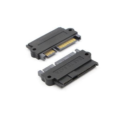 An SATA (7+15PIN) Male to Female to SATA 22P Adapter