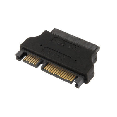 An SATA (7+15PIN) Revolution to SATA 7+6P Female Adapter