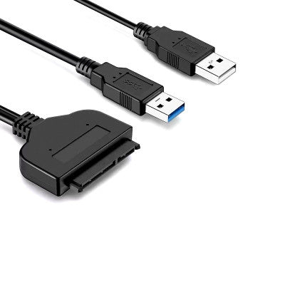An SATA3.0 to 2 in Series USB 3.0 External Hard Disk Data Cable