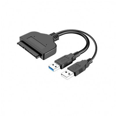 An SATA3.0 to 2 in Series USB 3.0 External Hard Disk Data Cable