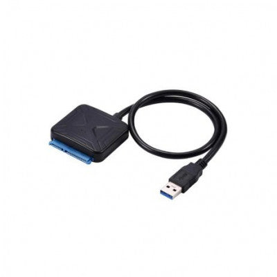 An SATA3.0 to USB 3.0 Hard Disk Data Cable Supports 2.5/3.5 Inch 22 PIN SSD External Hard Drive - 45cm