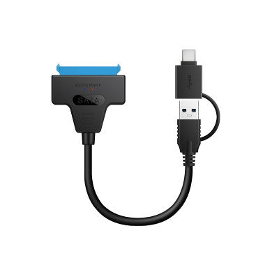 An SATA3.0 to USB3.0 / Type C 2in1 External Hard Disk Data Cable - 20CM