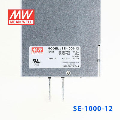 An SE-1000-12 Mean Well SMPS - 12V 83.3A - 999.6W Metal Power Supply