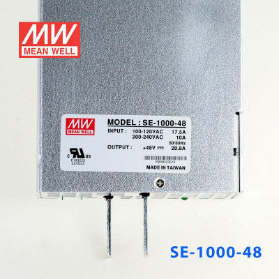 An SE-1000-48 Mean Well SMPS - 48V 20.8A - 998.4W Metal Power Supply