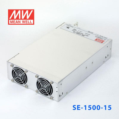 An SE-1500-15 Mean Well SMPS - 15V 100A - 1500W Metal Power Supply