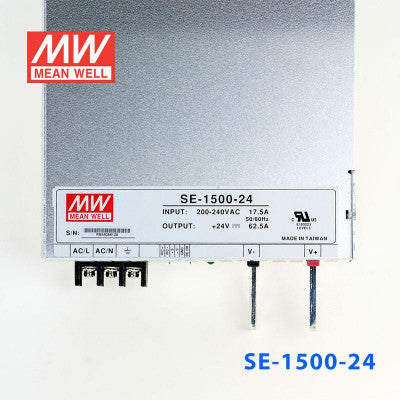 An SE-1500-24 Mean Well SMPS - 24V 62.5A - 1500W Metal Power Supply