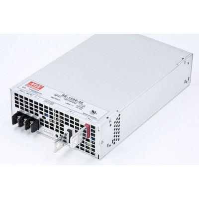 An SE-1500-48 Mean Well SMPS - 48V 31.3A - 1502.4W Metal Power Supply