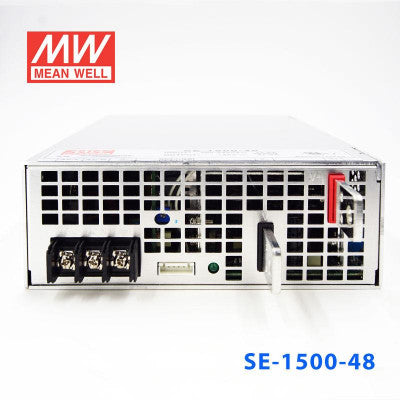 An SE-1500-48 Mean Well SMPS - 48V 31.3A - 1502.4W Metal Power Supply