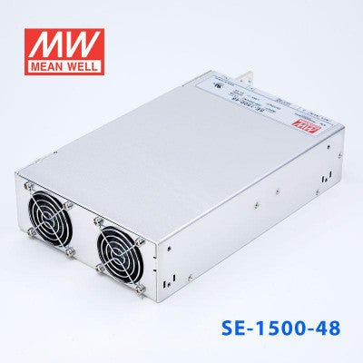 An SE-1500-48 Mean Well SMPS - 48V 31.3A - 1502.4W Metal Power Supply