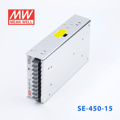An SE-450-15 Mean Well SMPS - 15V 30A - 450W Metal Power Supply