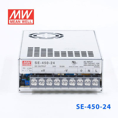 An SE-450-24 Mean Well SMPS - 24V 18.8A - 451.2W Metal Power Supply