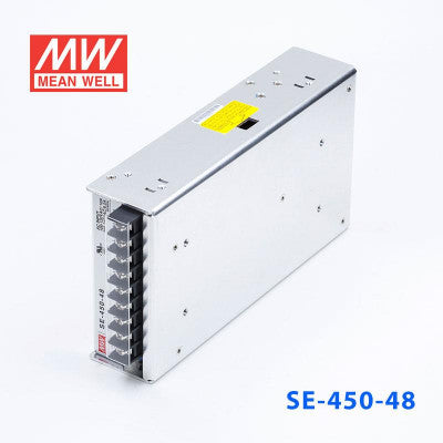 An SE-450-48 Mean Well SMPS - 48V 9.4A - 451.2W Metal Power Supply