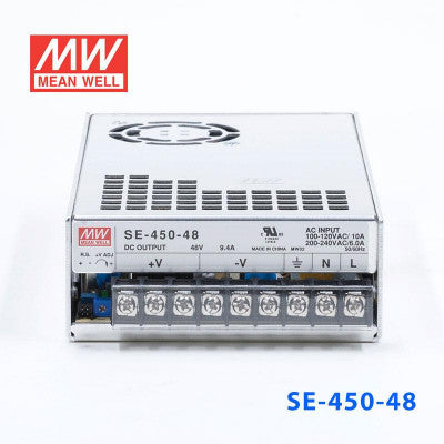 An SE-450-48 Mean Well SMPS - 48V 9.4A - 451.2W Metal Power Supply