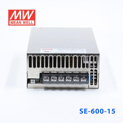 An SE-600-15 Mean Well SMPS - 15V 40A - 600W Metal Power Supply