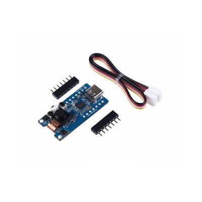 An Seeed Studio Grove Vision AI Module with Himax HX6537-A processor, thumb-size AI-powered OV2640 camera sensor, support Yolo V5 and Edge Impulse