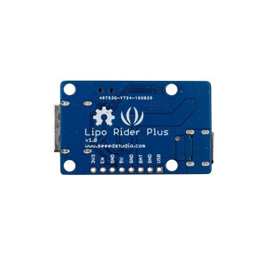 An Seeed Studio Lipo Rider Plus (Charger/Booster) 5V/2.4A USB Type C