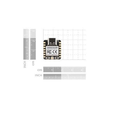 An Seeed Studio XIAO ESP32C3 tiny MCU board with Wi-Fi and BLE, battery charge supported, power efficiency and rich Interface