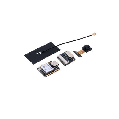 An Seeed Studio XIAO ESP32S3 Sense 2.4GHz Wi-Fi, BLE 5.0, OV2640 camera sensor, digital microphone, battery charge supported, rich Interface, IoT, embedded ML