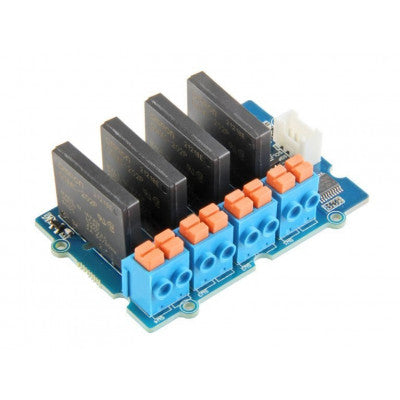An SeeedStudio Grove 4 Channel Solid State Relay Module