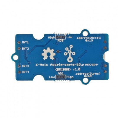 An SeeedStudio Grove 6 Axis Accelerometer and Gyroscope (BMI088)