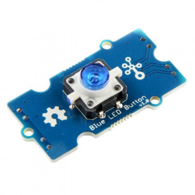 An SeeedStudio Grove Blue LED Button Module