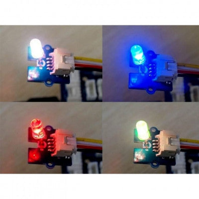 An SeeedStudio Grove Multi Color Flash LED 5 mm Module