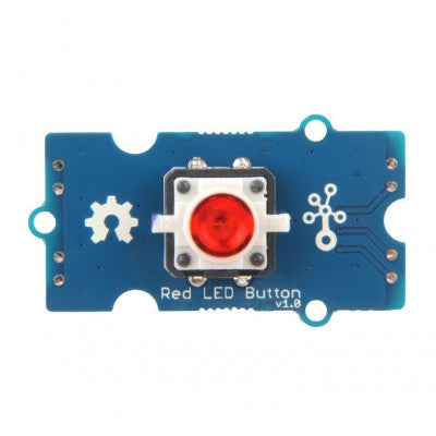 An SeeedStudio Grove Red LED Button Module