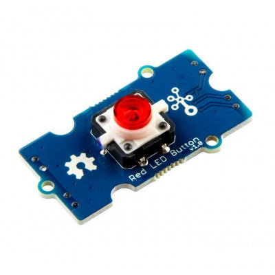 An SeeedStudio Grove Red LED Button Module