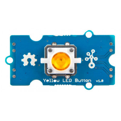 An SeeedStudio Grove Yellow LED Button Module