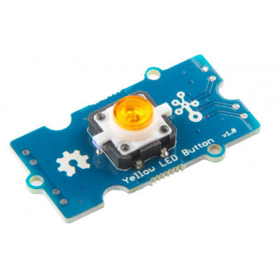An SeeedStudio Grove Yellow LED Button Module