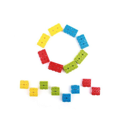 An SeeedStudio Grove Yellow Wrapper 1x2 - 4 Pieces Pack