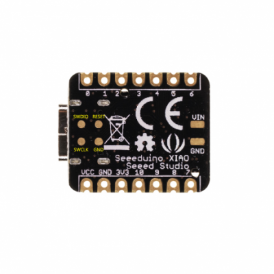 An SeeedStudio Seeeduino Xiao (Pre-Soldered)