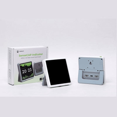 An SenseCAP Indicator D1Pro, 4-Inch Touch Screen IoT development platform powered by ESP32S3 & RP2040