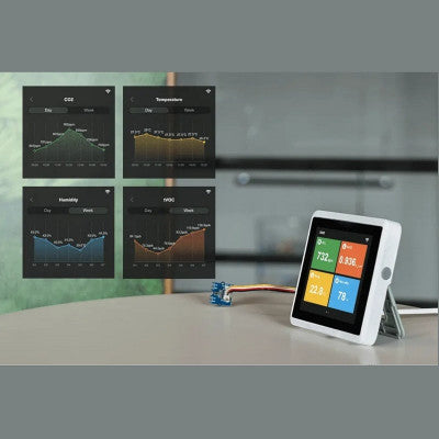 An SenseCAP Indicator D1Pro, 4-Inch Touch Screen IoT development platform powered by ESP32S3 & RP2040