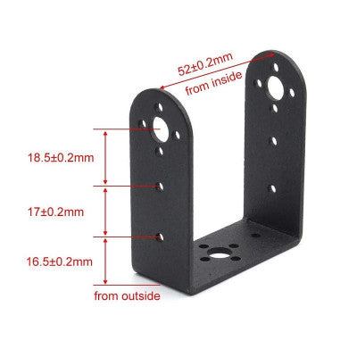 An Servo Mount Brackets For MG995 MG996 Servo Motor