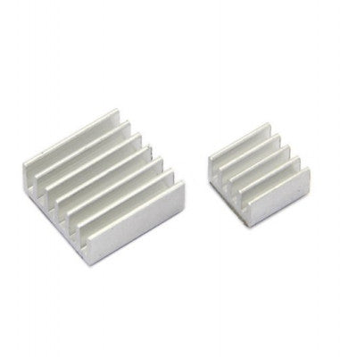 An Set of Aluminum Heatsink for Raspberry Pi (Large and Small)