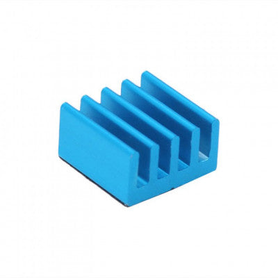 An Set of Blue Aluminum Heatsink for Raspberry Pi
